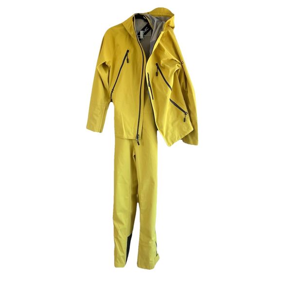 Medium Other - SYNC Performance Headwall Stretch Shell Jacket And Bibs Gold Metal Mens Medium